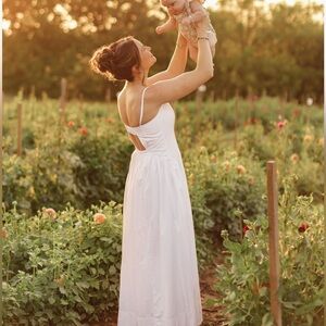 Madewell White Midi Dress